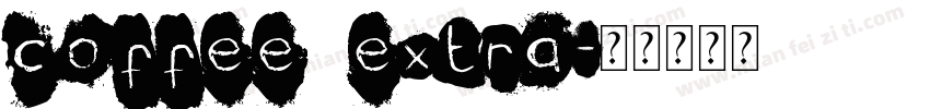coffee extra字体转换